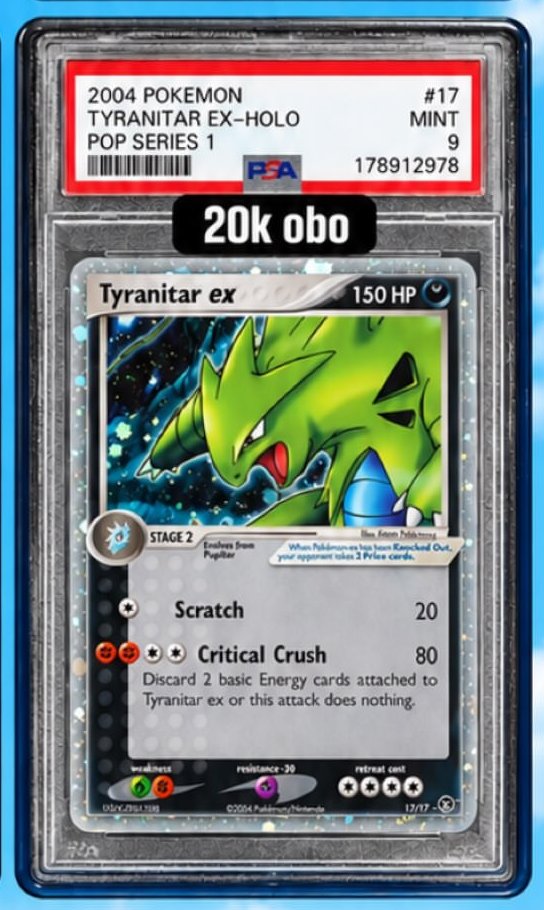 Tyranitar EX PSA MINT 9