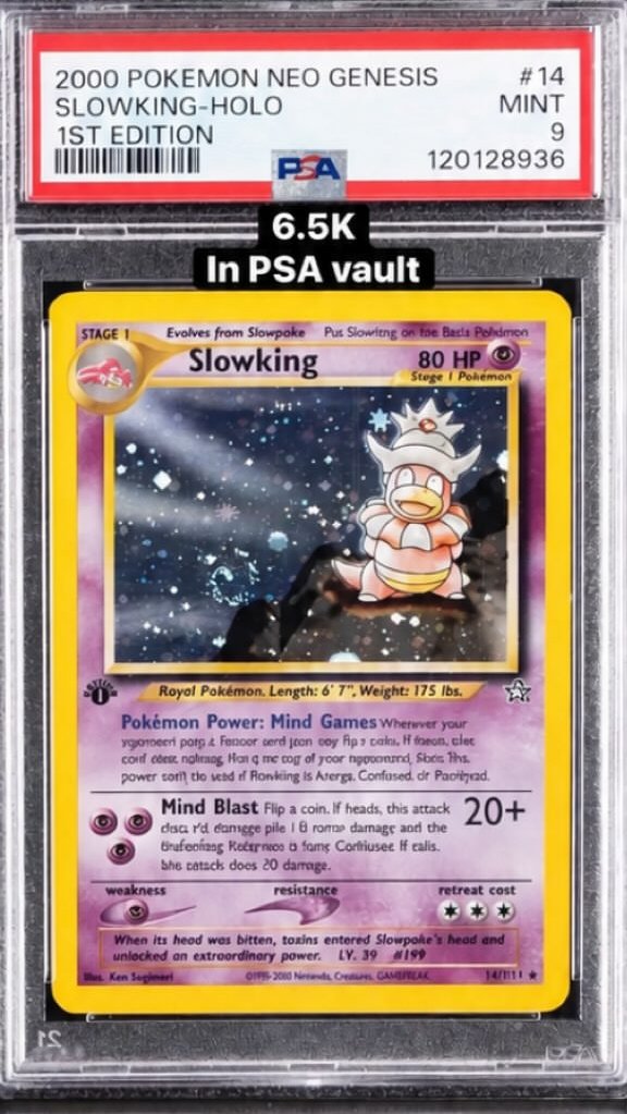 Slowking PSA MINT 9