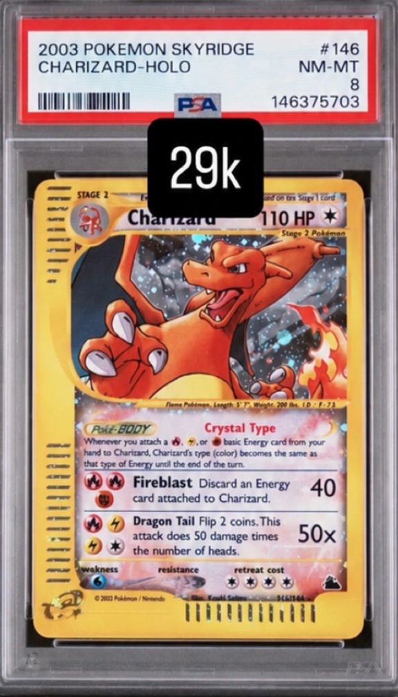 Charizard PSA NM-MT 8
