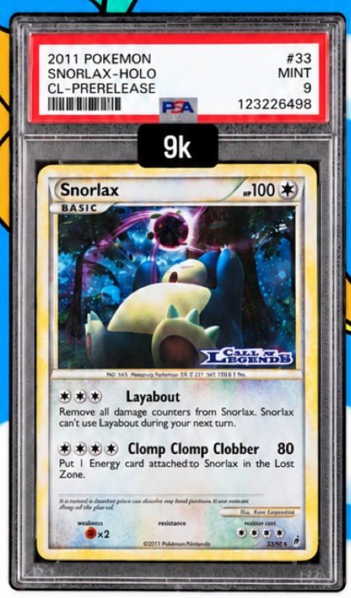 Snorlax PSA MINT 9