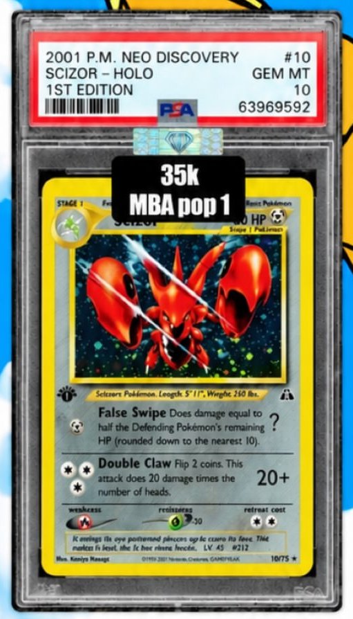 Scizor PSA GEM MT 10