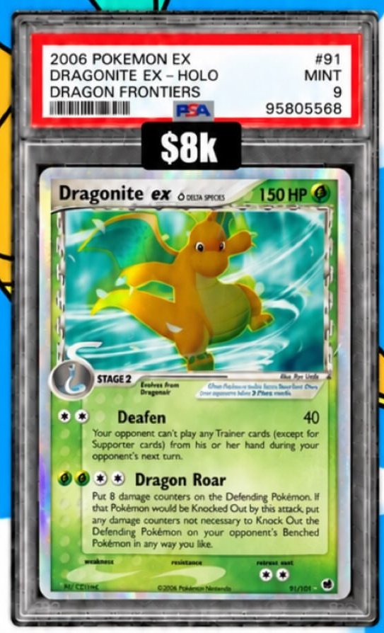 DRAGONITE EX PSA MINT 9