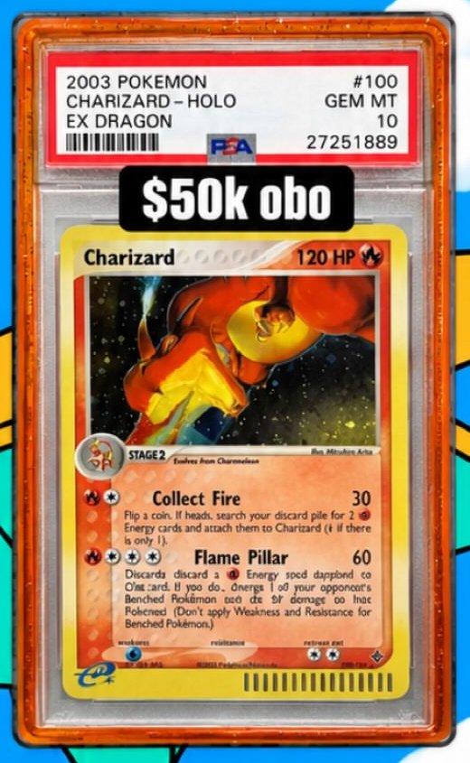 Charizard PSA GEM MT 10