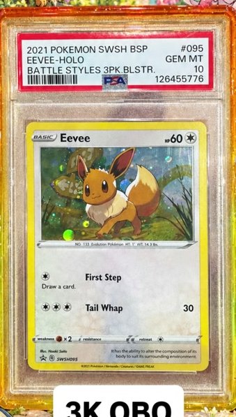 Eevee PSA GEM MT 10