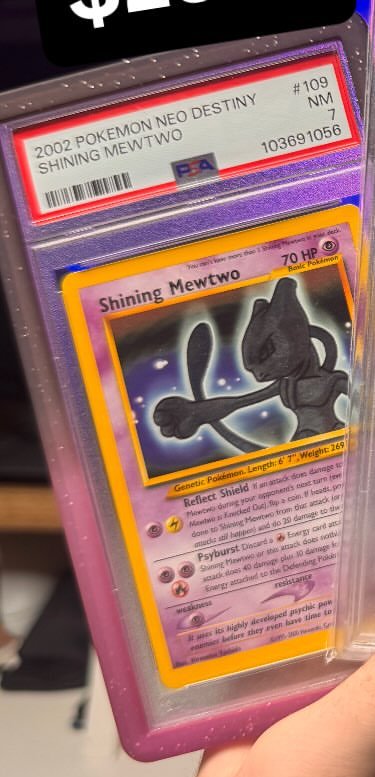 Shining Mewtwo PSA NM 7