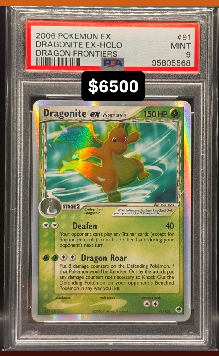 DRAGONITE EX PSA MINT 9