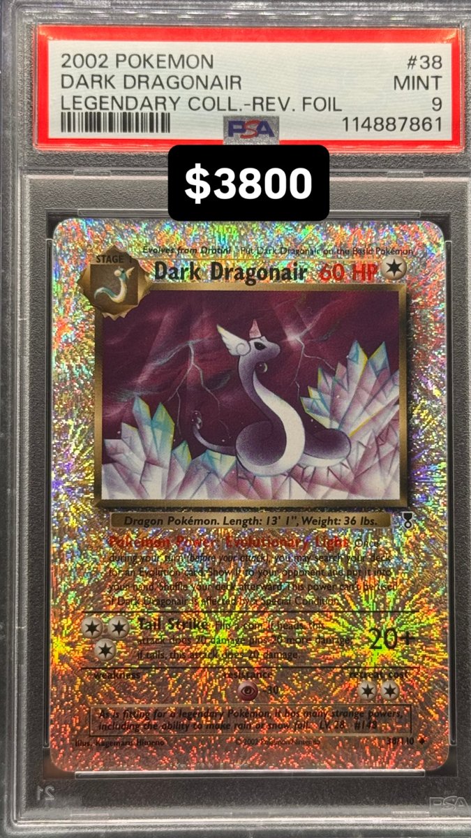 Dark Dragonair PSA MINT 9