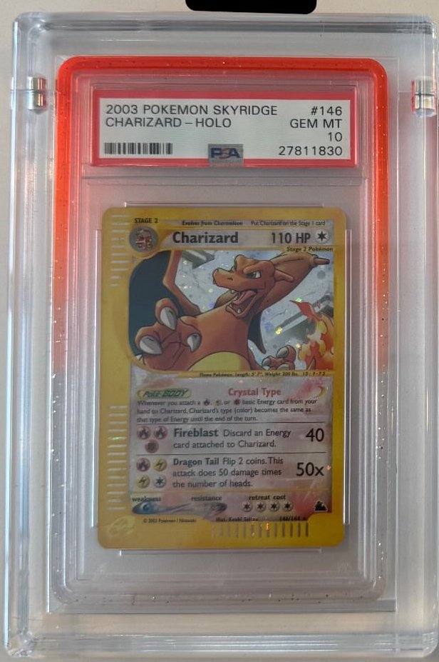 Charizard PSA GEM MT 10