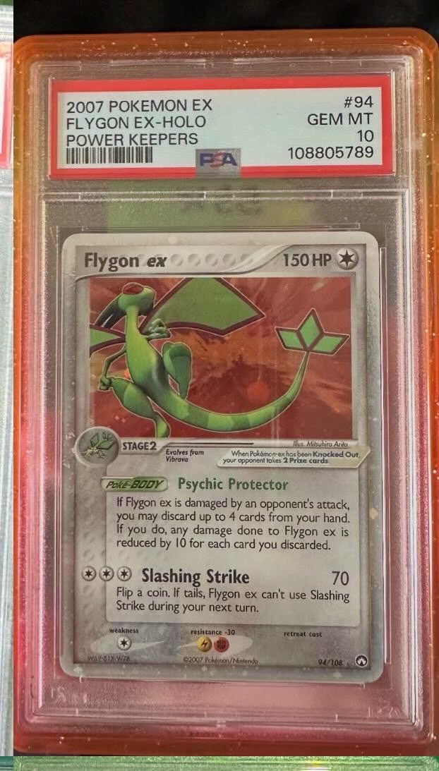 Flygon EX PSA GEM MT 10
