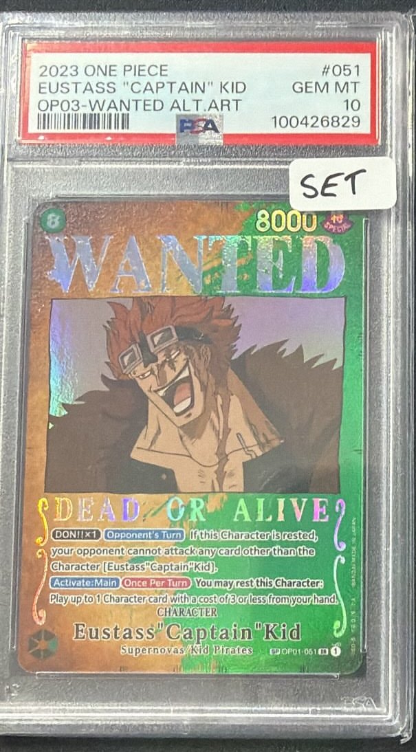 Eustass "captain" Kid PSA GEM MT 10