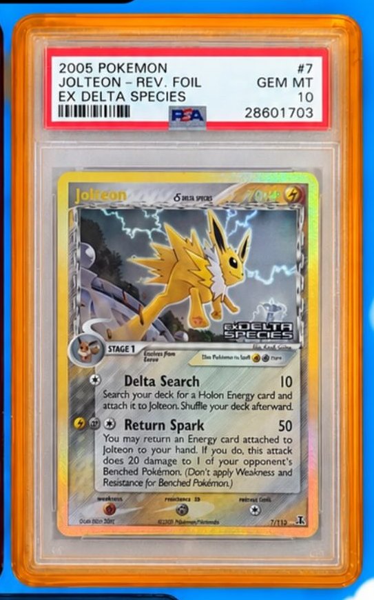 Jolteon PSA GEM MT 10