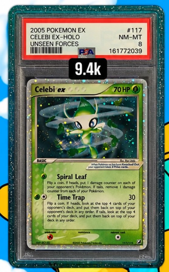 Celebi EX PSA NM-MT 8