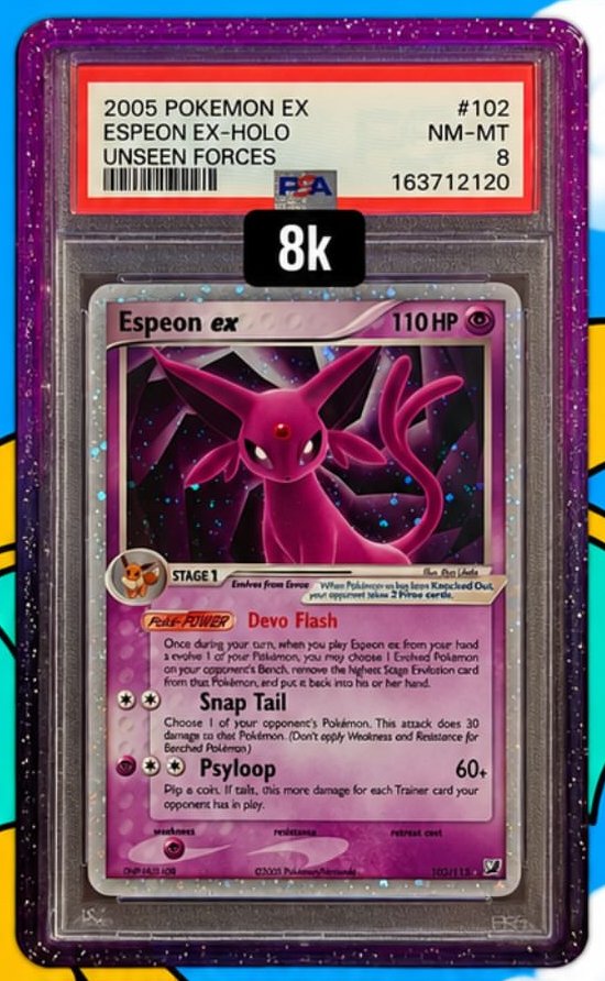 ESPEON EX PSA NM-MT 8
