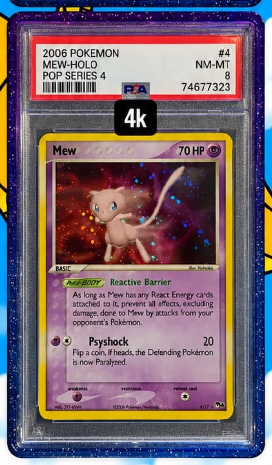 Mew PSA NM-MT 8