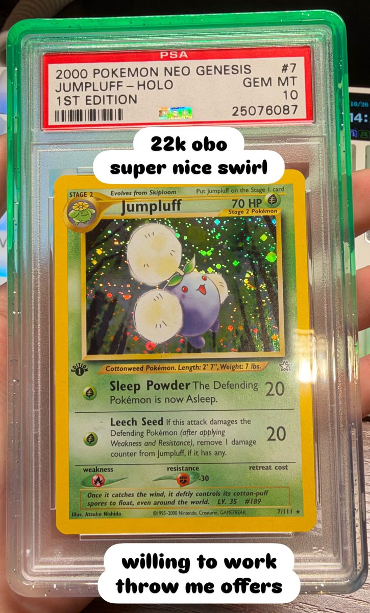 Jumpluff PSA GEM MT 10