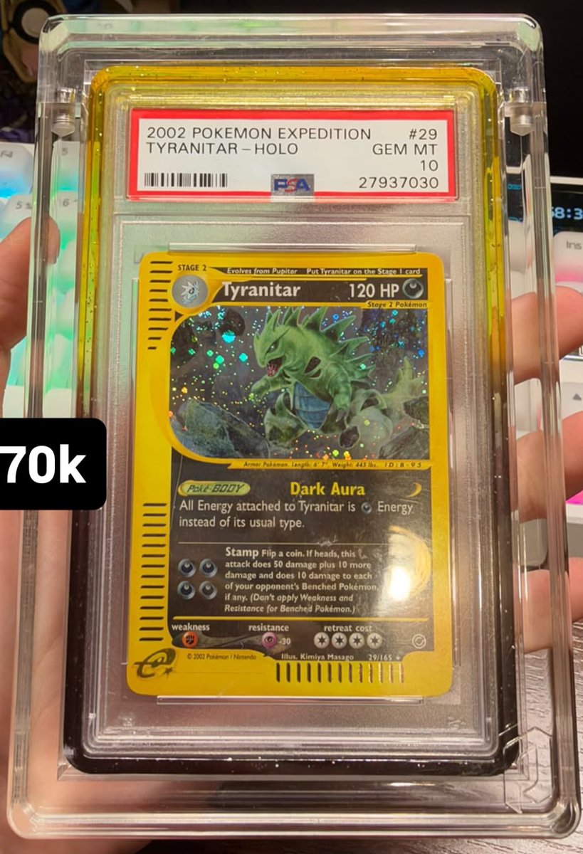 Tyranitar PSA GEM MT 10