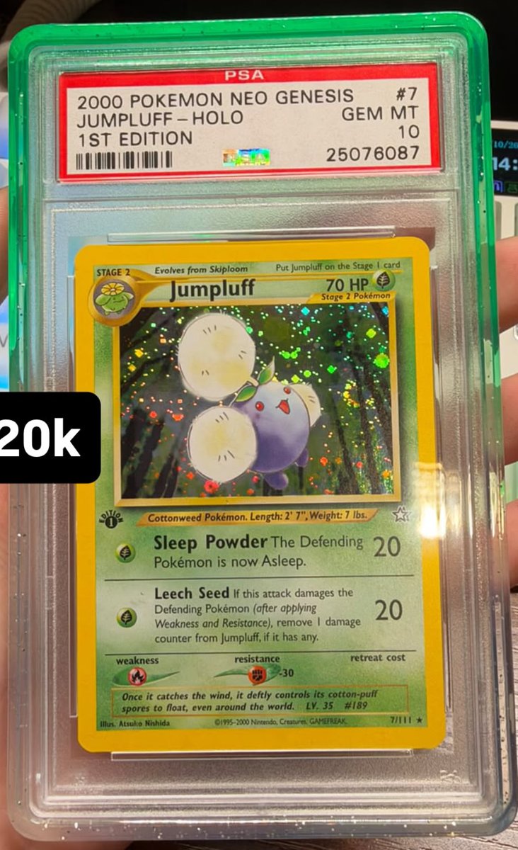 Jumpluff PSA GEM MT 10