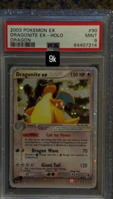 DRAGONITE EX PSA MINT 9
