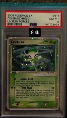 Celebi EX PSA NM-MT 8