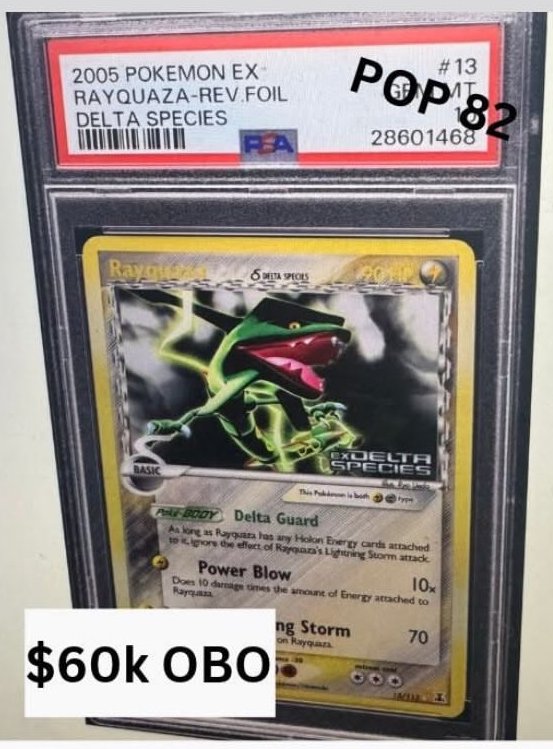 Rayquaza PSA GEM MT 10