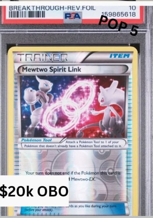Mewtwo Spirit Link PSA 10