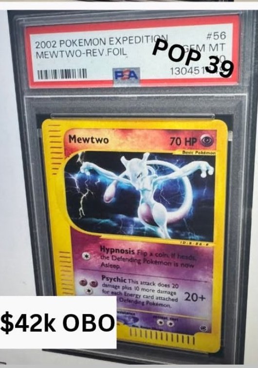 Mewtwo-Rev.foil PSA GEM MT 10