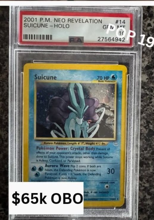 Suicune PSA GEM MT 10