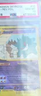 Gengar PSA GEM MT 10