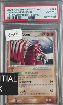 Groudon EX PSA GEM MT 10
