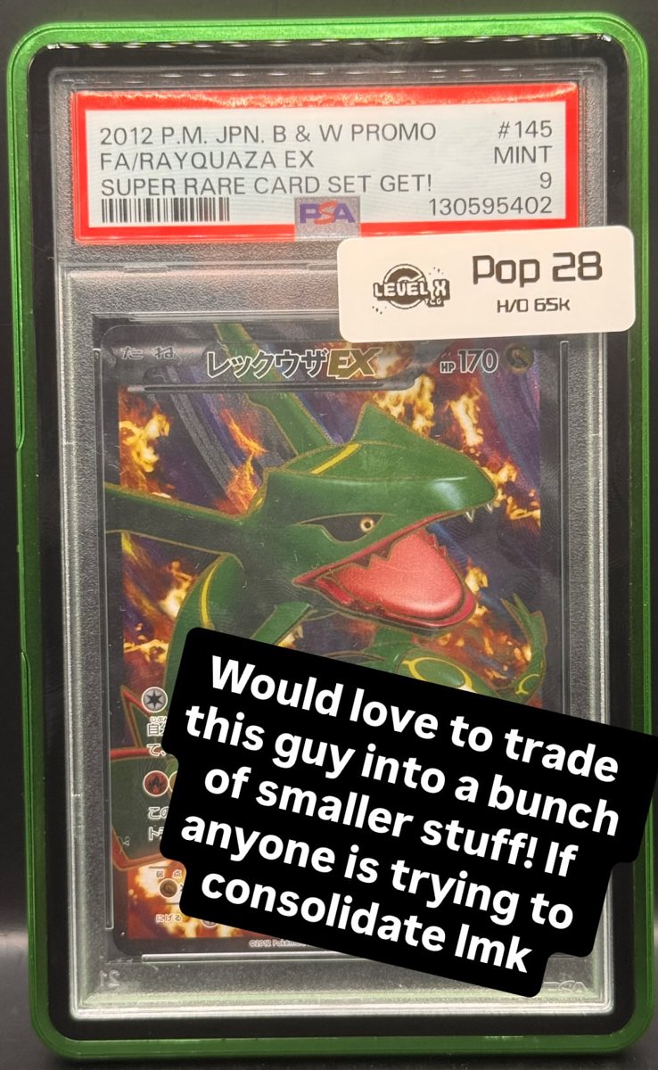 Rayquaza EX PSA MINT 9
