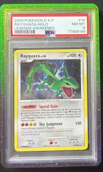 Rayquaza PSA NM-MT 8