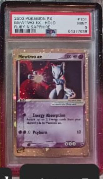 Mewtwo EX PSA MINT 9