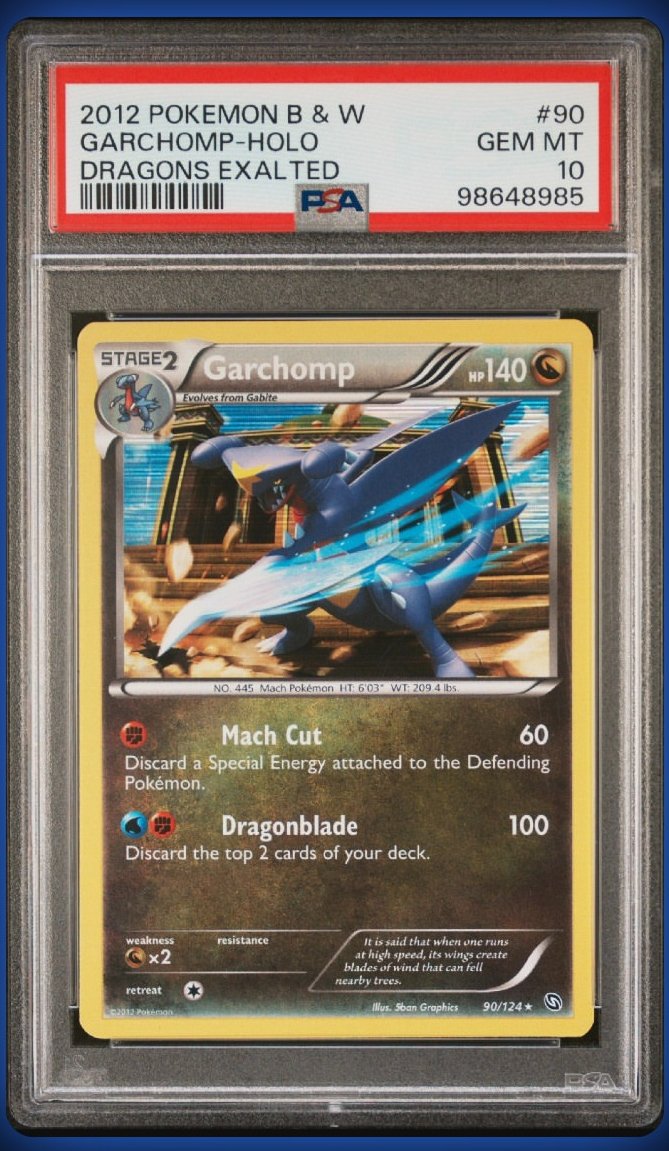Garchomp PSA GEM MT 10