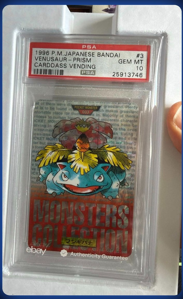 Venusaur PSA GEM MT 10