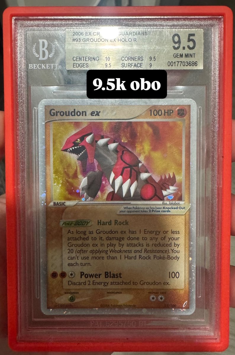 Groudon ex other 9.5 GEM MINT