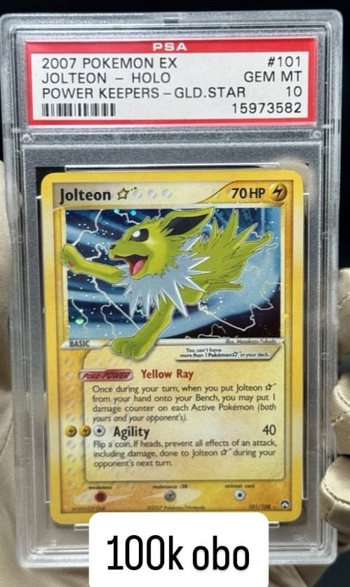 Jolteon-Gold STAR PSA GEM MT 10