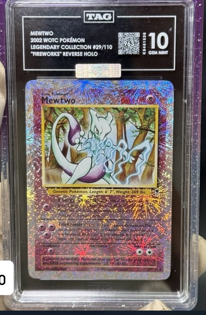 Mewtwo TAG GEM MINT 10