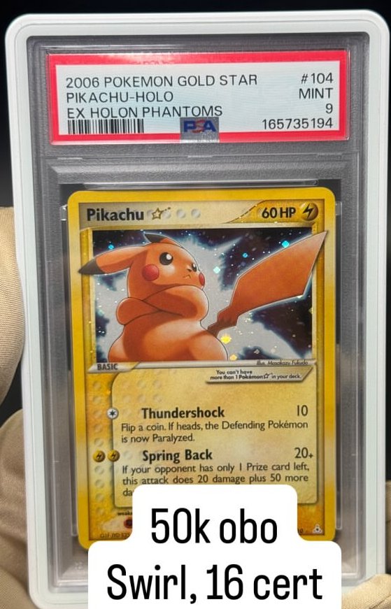 Pikachu PSA MINT 9