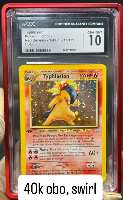 Typhlosion CGC GEM MINT 10