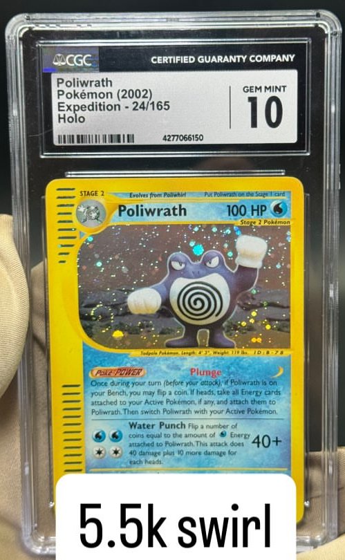 Poliwrath CGC GEM MINT 10