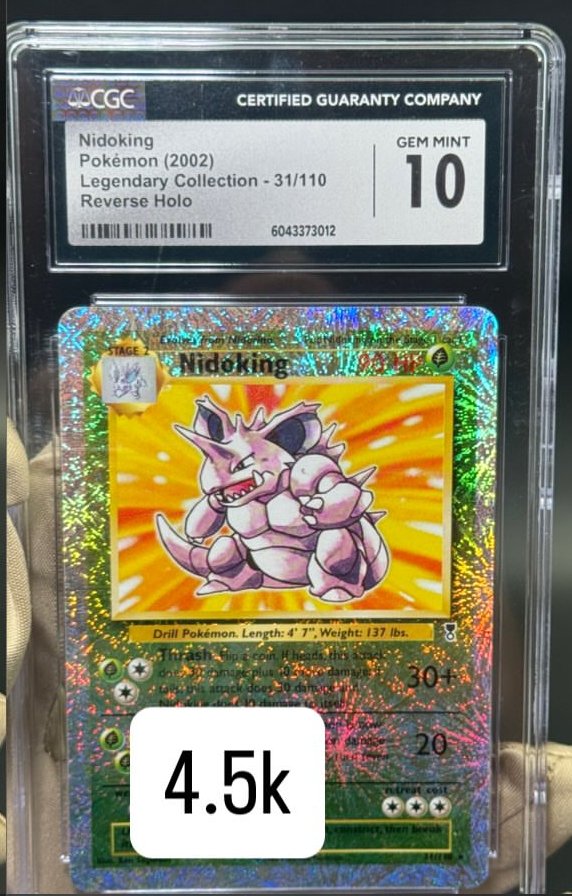 Nidoking CGC GEM MINT 10