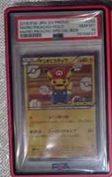 Mario Pikachu PSA GEM MT 10