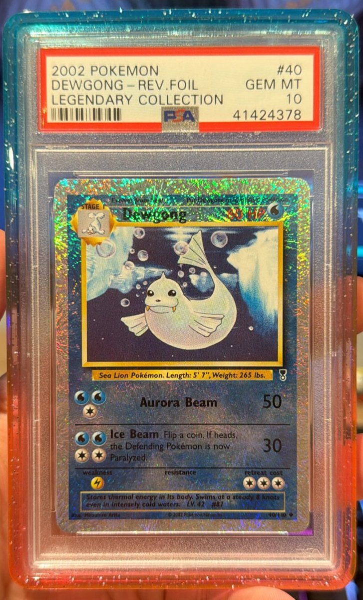 Dewgong PSA GEM MT 10