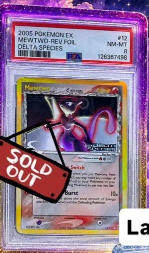 Mewtwo PSA NM-MT 8