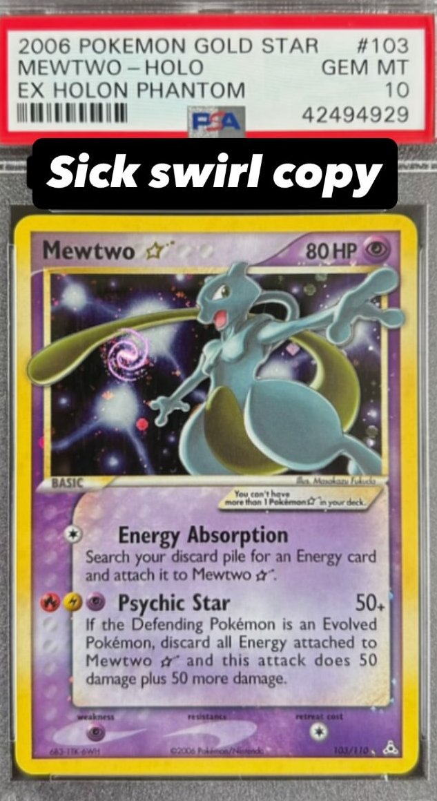 Mewtwo PSA GEM MT 10