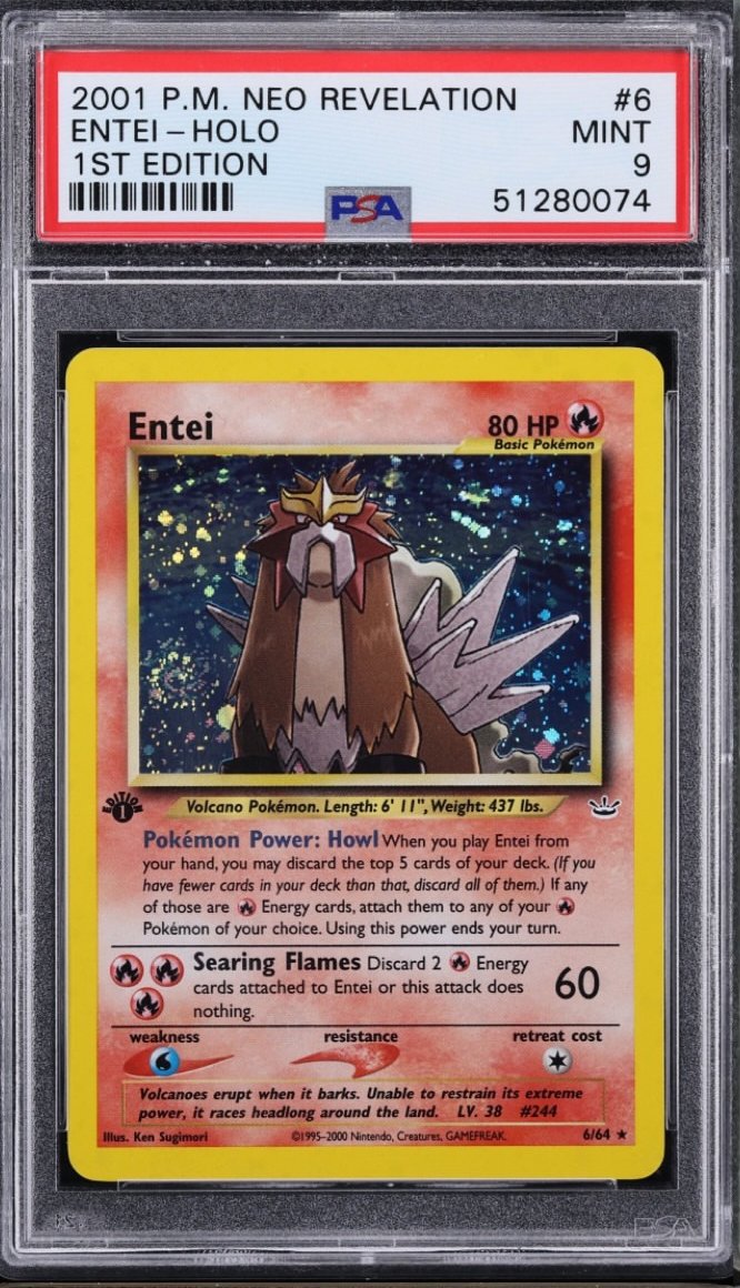 Entei PSA MINT 9