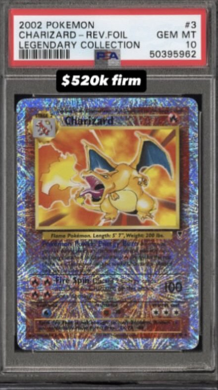 Charizard PSA GEM MT 10
