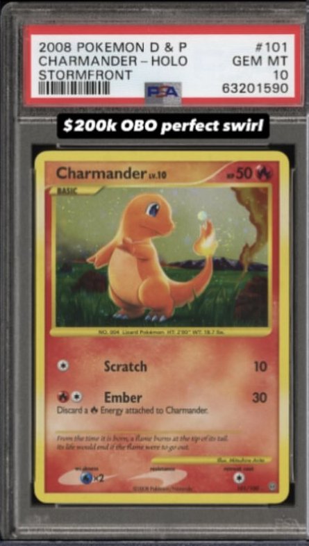 Charmander PSA GEM MT 10