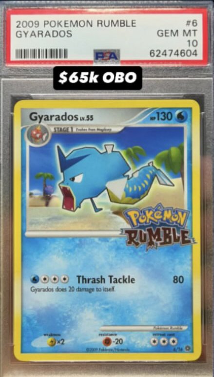 Gyarados PSA GEM MT 10