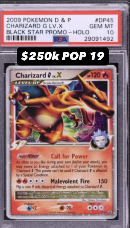 Charizard PSA GEM MT 10
